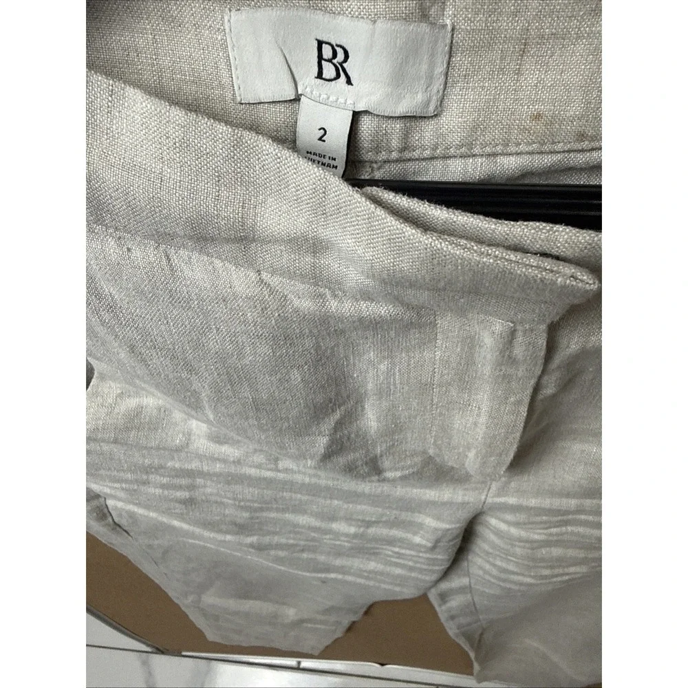 BR Banana Republic Women's 100%‎ Linen Pants Size 2